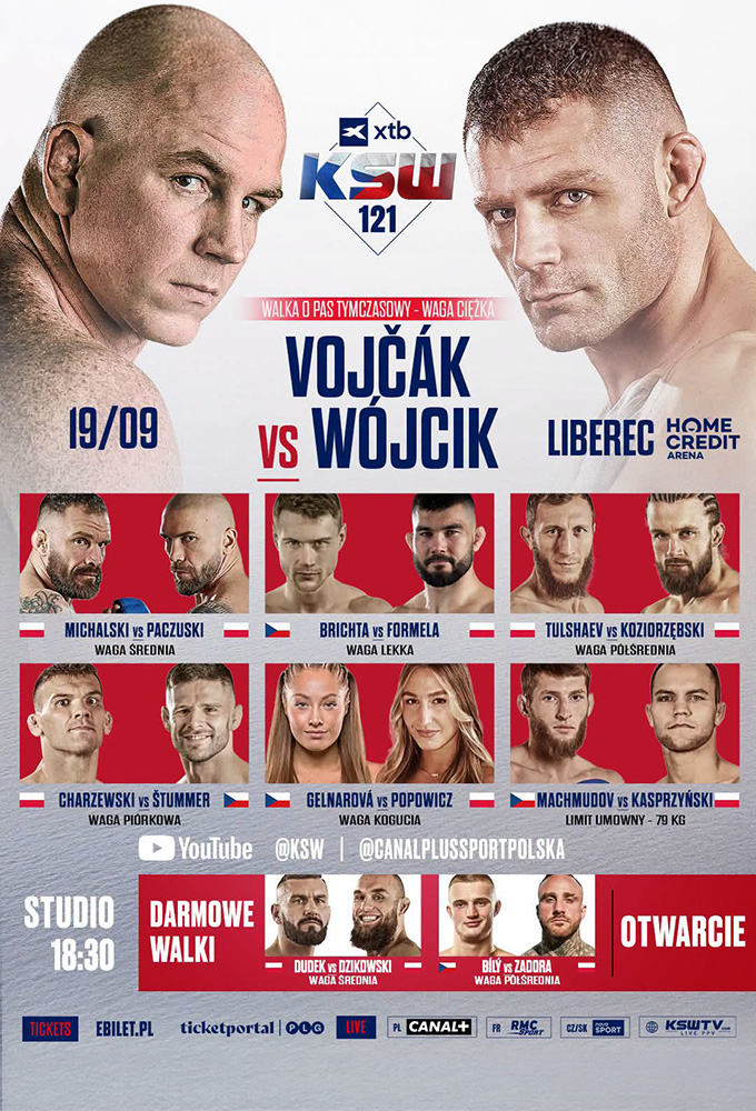 XTB KSW 121 Vojčák vs Wójcik