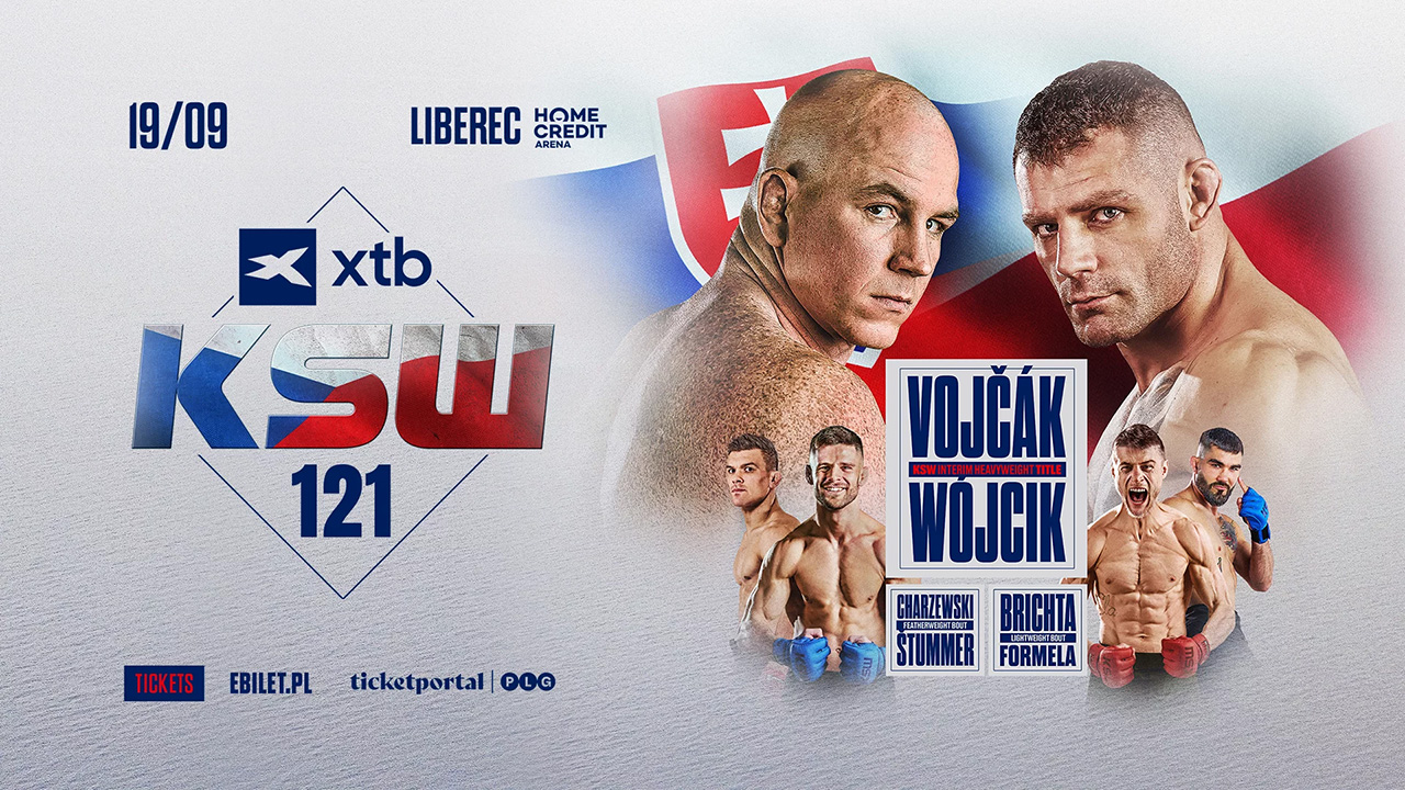 XTB KSW 121 Vojčák vs Wójcik poster