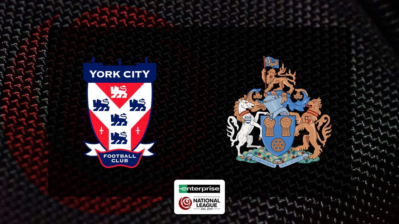 York City vs Altrincham poster