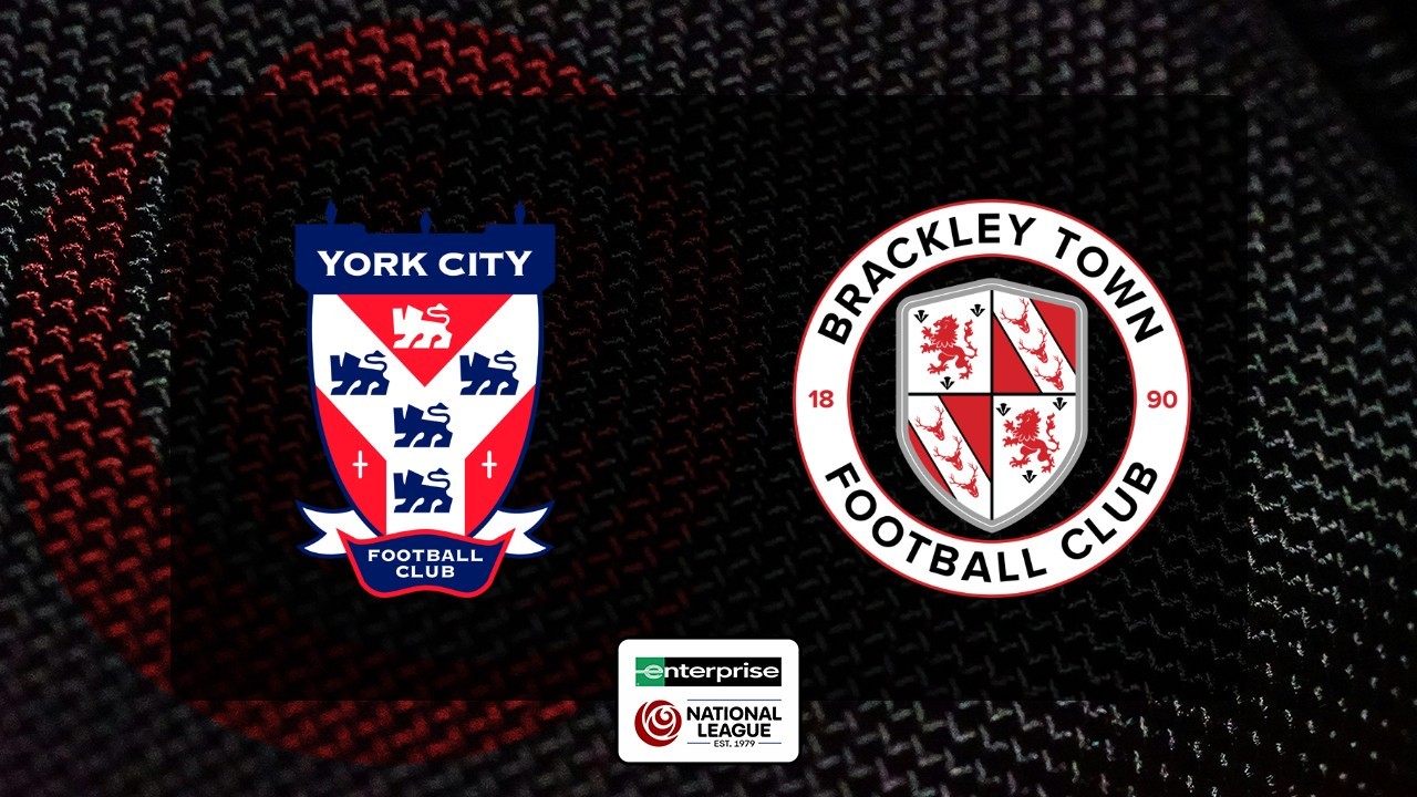 York City vs Brackley Town poster