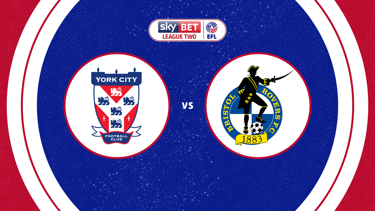 York City vs Bristol Rovers poster