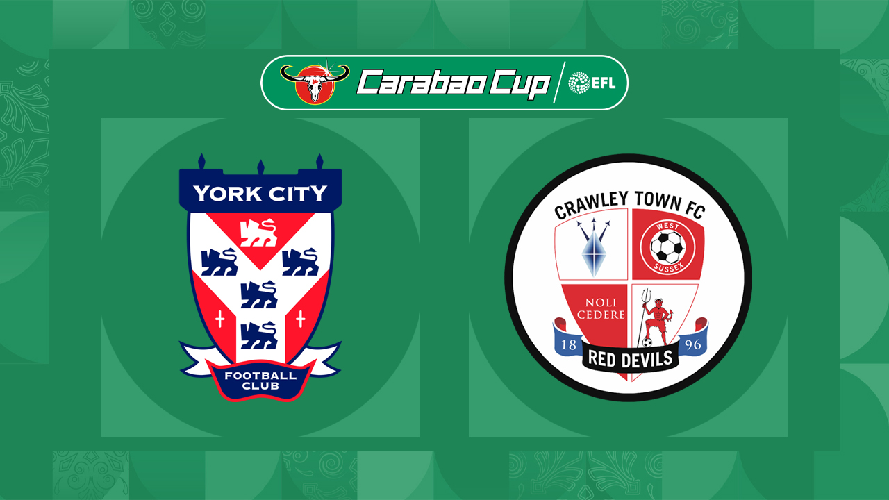 York City vs Crawley Town poster