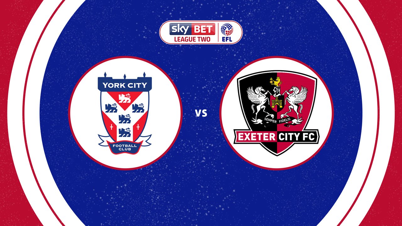 York City vs Exeter City poster
