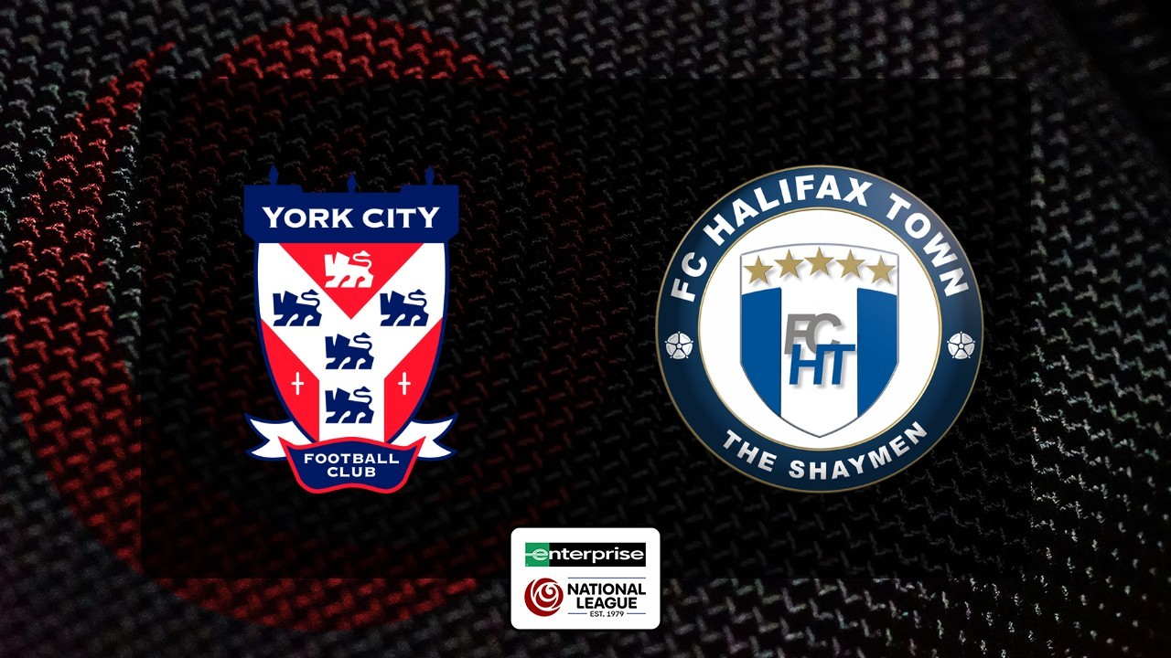 York City vs Halifax Town poster