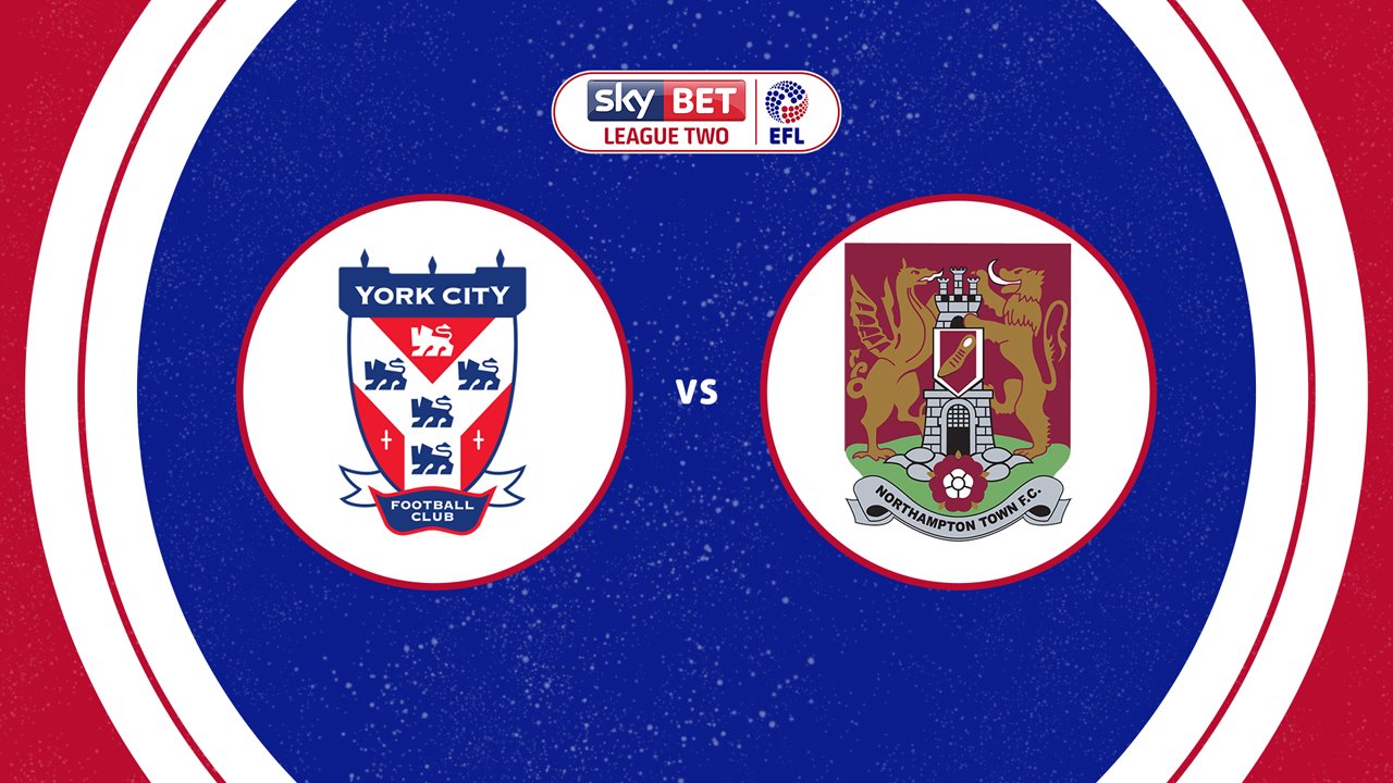 York City vs Northampton Town poster