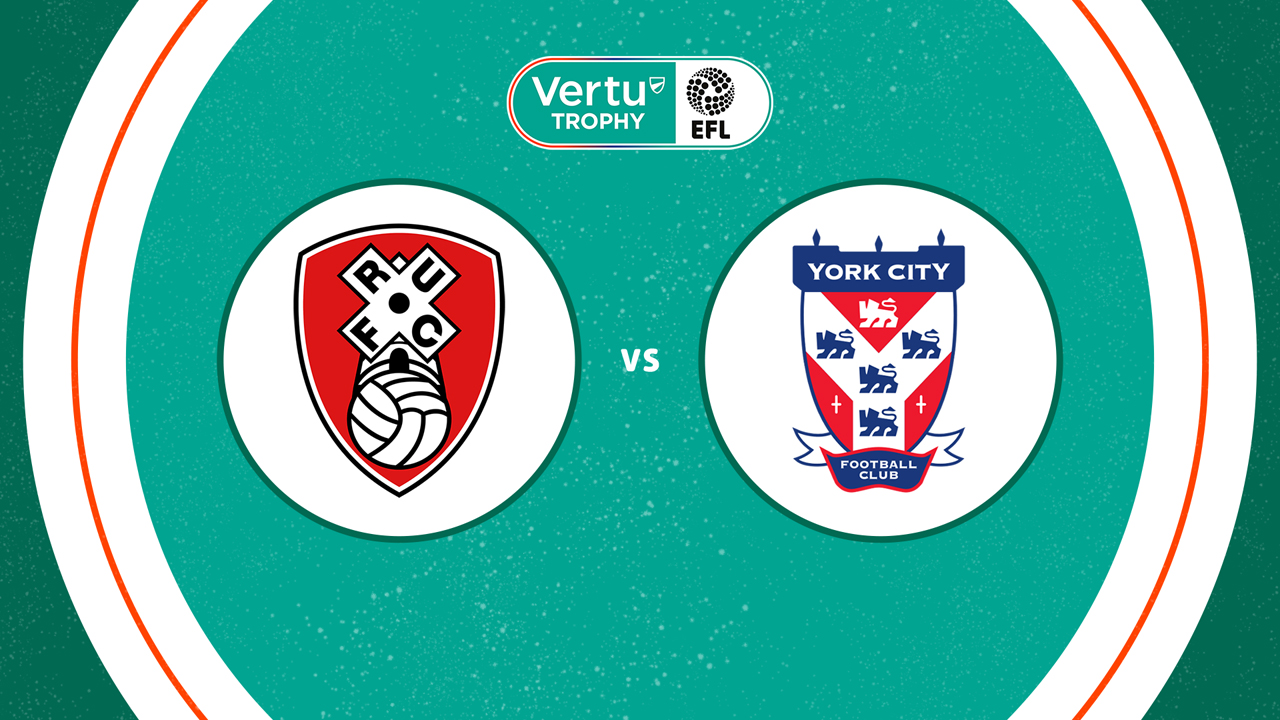 York City vs Rotherham United poster