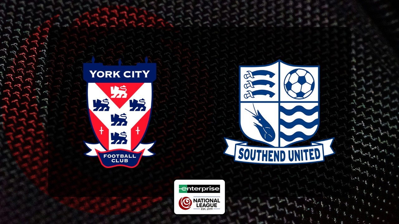 York City vs Southend United poster