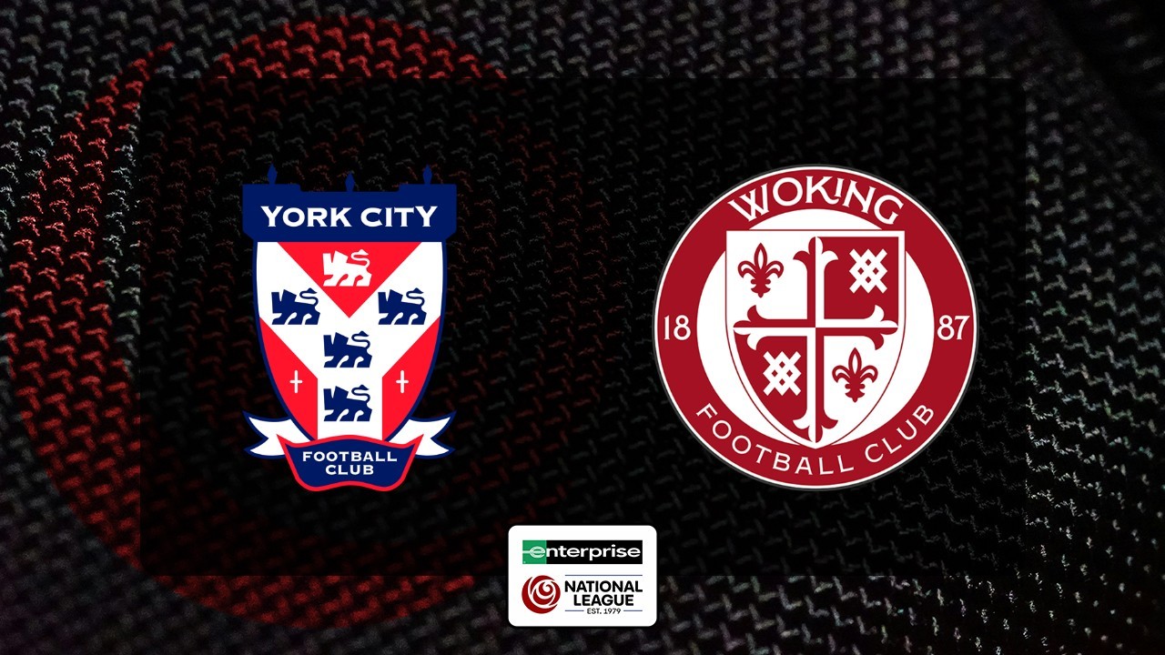 York City vs Woking poster