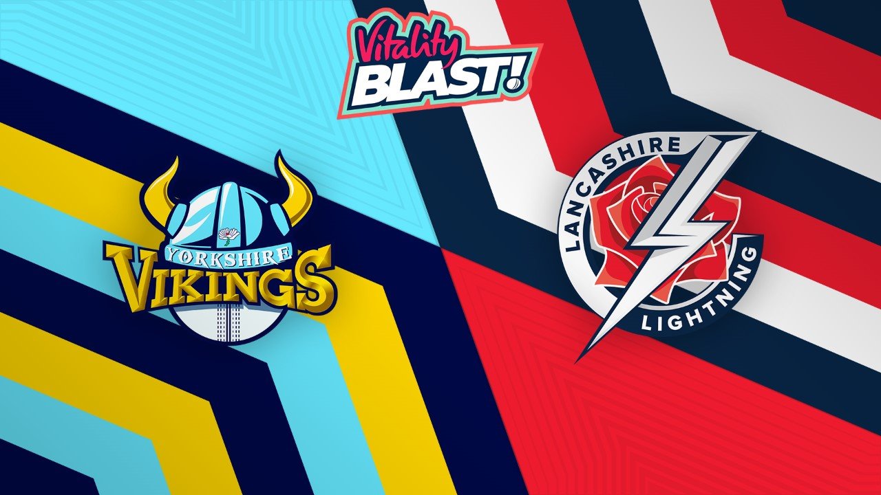Yorkshire Vikings vs Lancashire Lightning poster