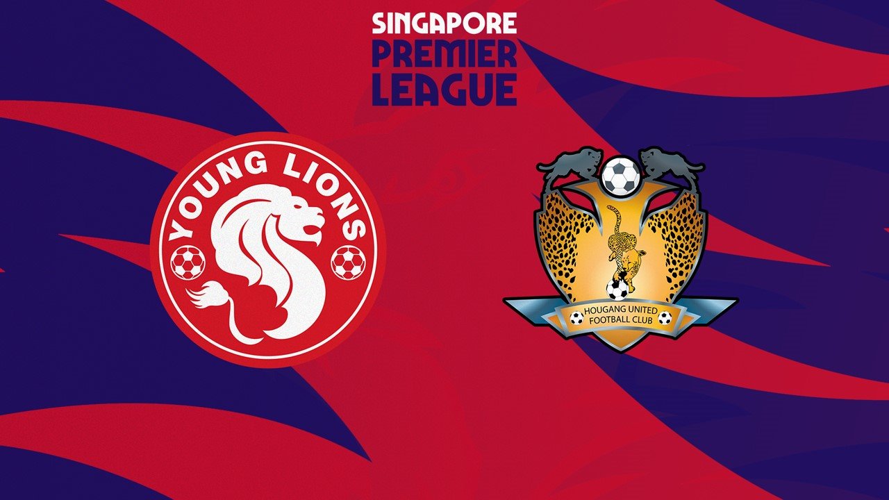 Young Lions vs Hougang United poster