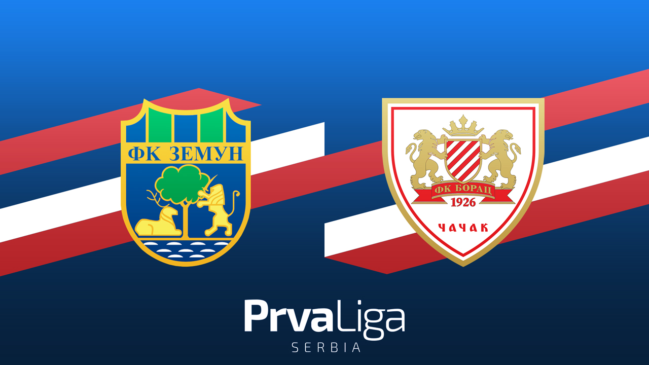 Zemun vs Borac 1926 Čačak poster
