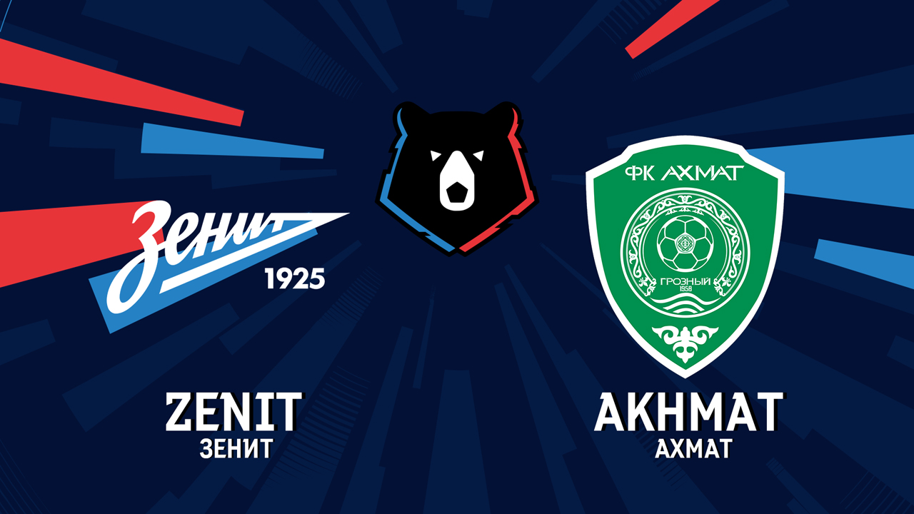 Zenit Saint Petersburg vs Akhmat Grozny poster