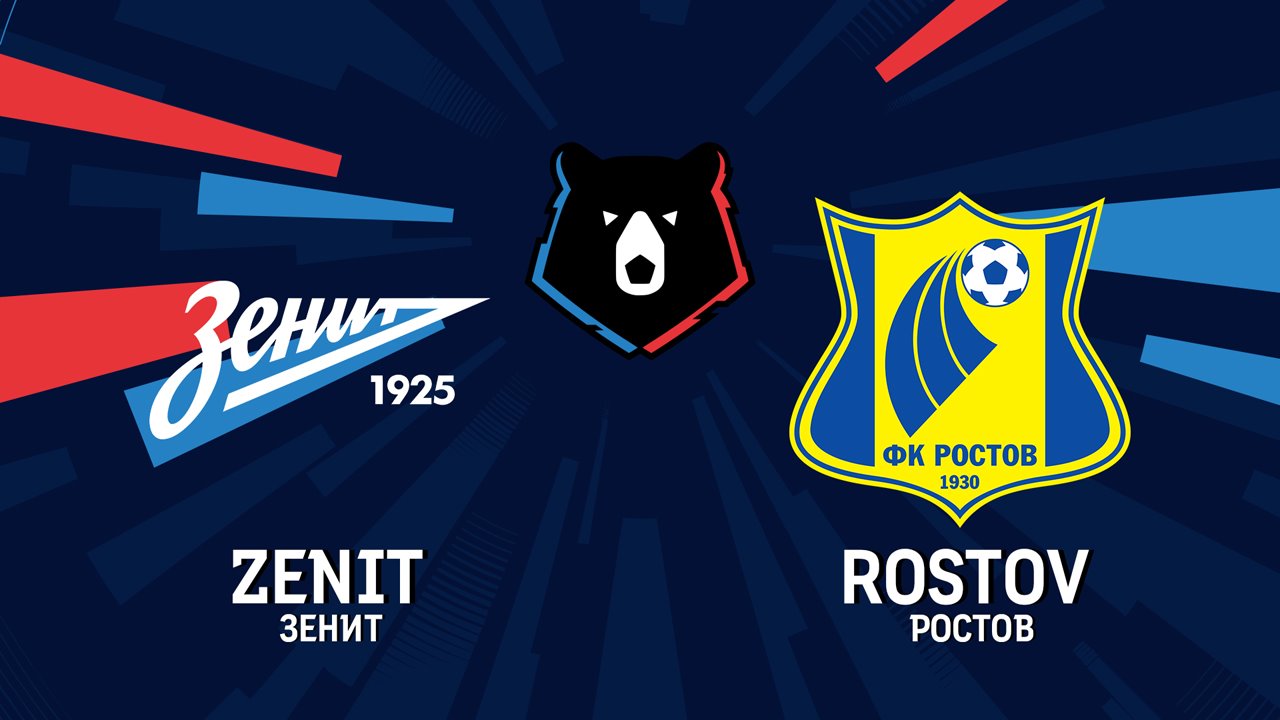 Zenit Saint Petersburg vs Rostov poster