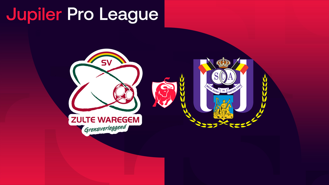 Zulte Waregem vs Anderlecht poster