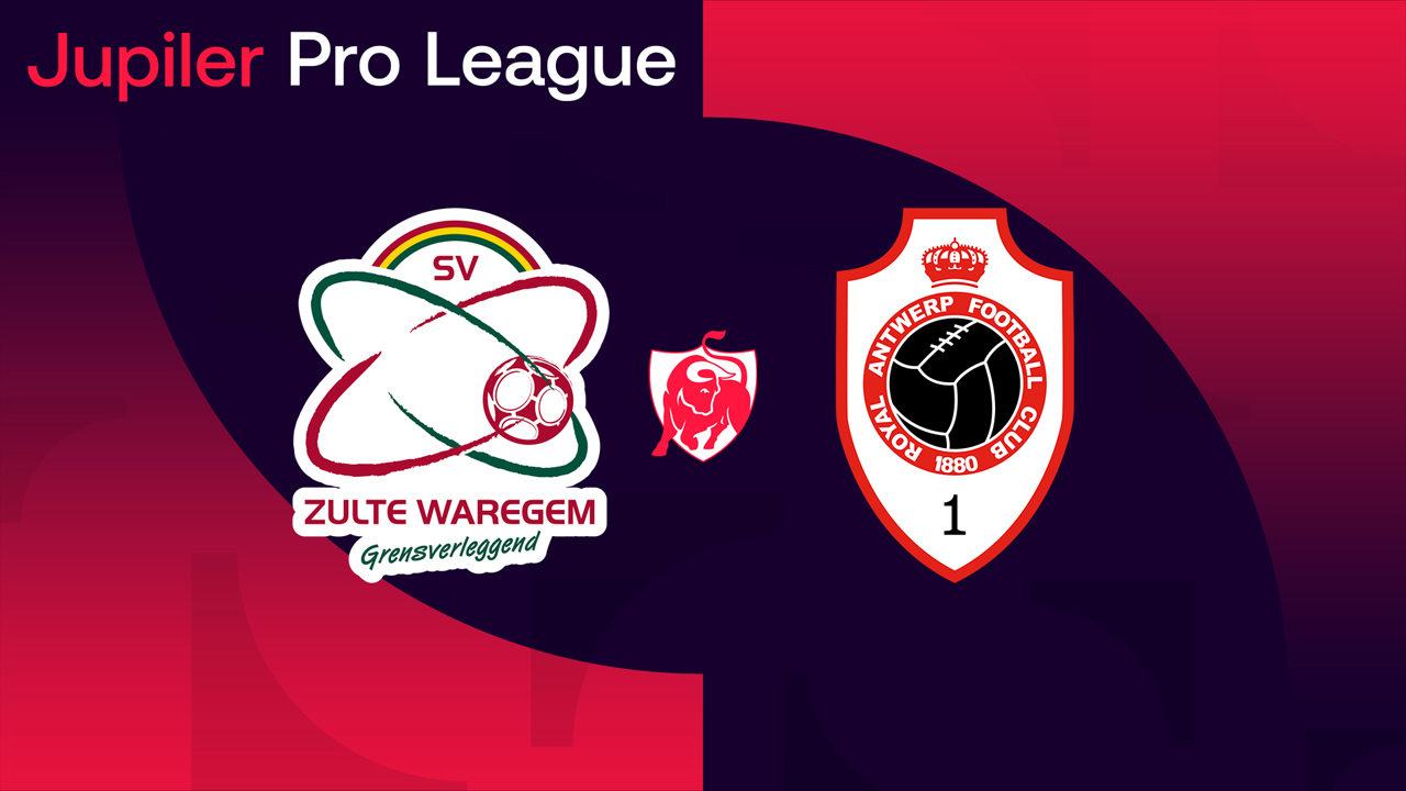 Zulte Waregem vs Antwerp poster