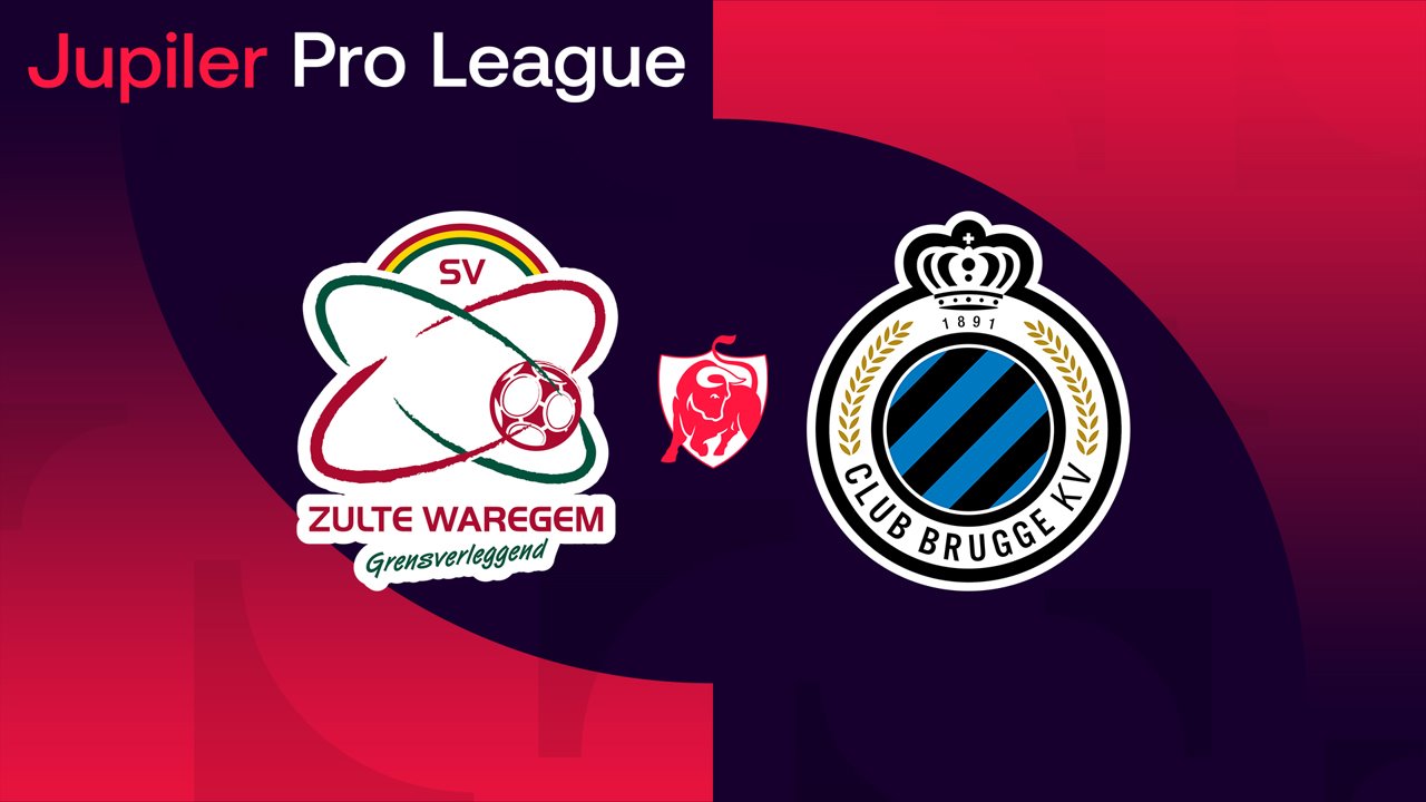 Zulte Waregem vs Club Brugge poster