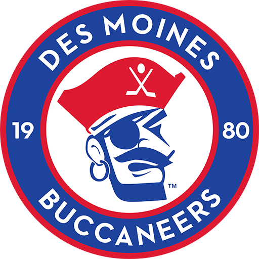 Des Moines Buccaneers badge