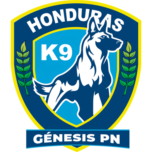 Génesis Policía Nacional badge