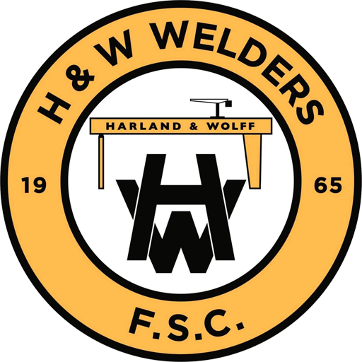 Annagh United vs Harland and Wolff Welders badge right