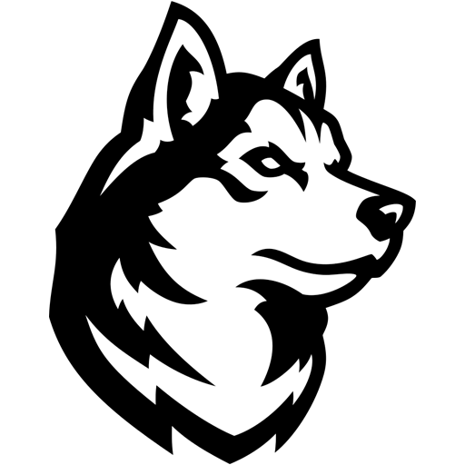 Merrimack vs Northeastern badge right