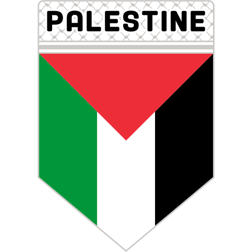 China vs Palestine badge right