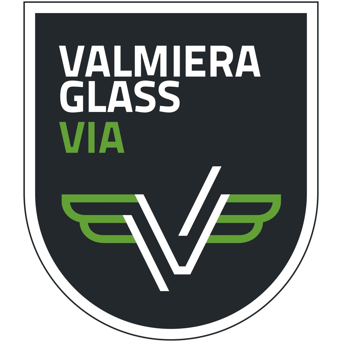 Valmiera Glass Via badge