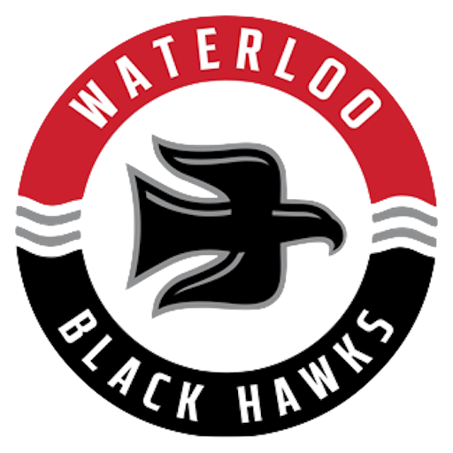 Waterloo Black Hawks badge Waterloo Black Hawks badge